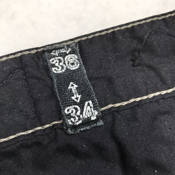 BLUE GURU Jeans Men 36/34 (34x32 actual) Blue Wide Leg Denim Flap Pocket - Picture 13 of 16